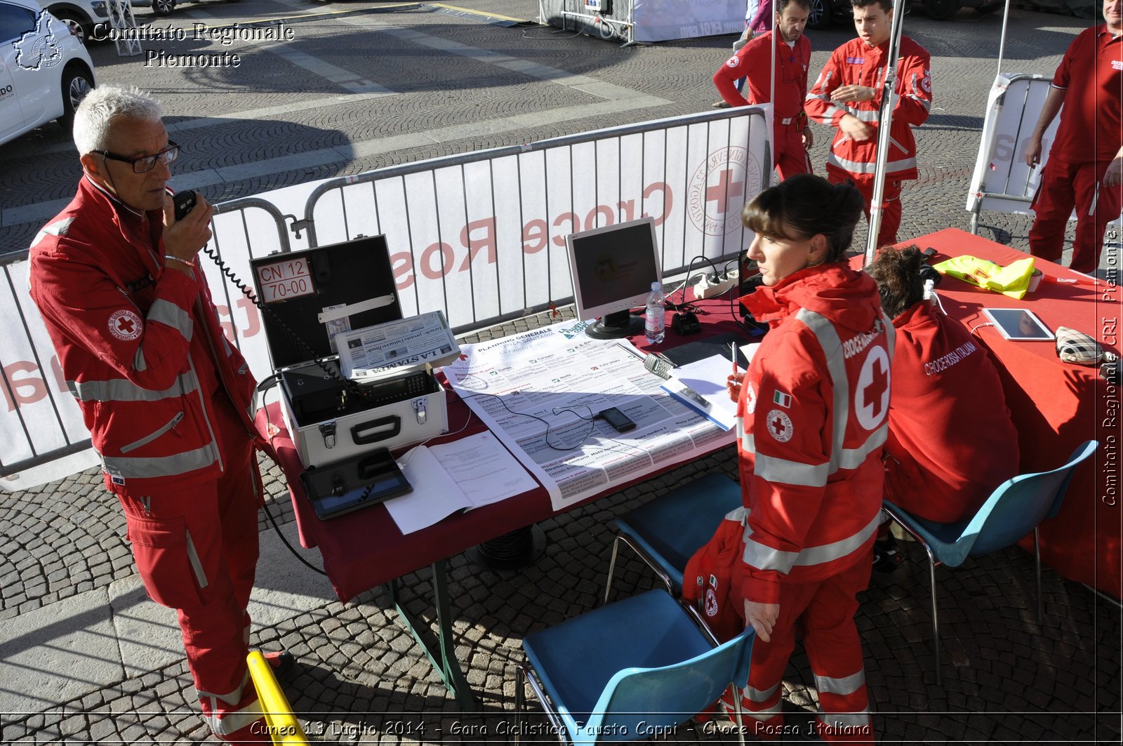 Cuneo 13 Luglio 2014 - Gara Ciclistica Fausto Coppi - Croce Rossa Italiana- Comitato Regionale del Piemonte