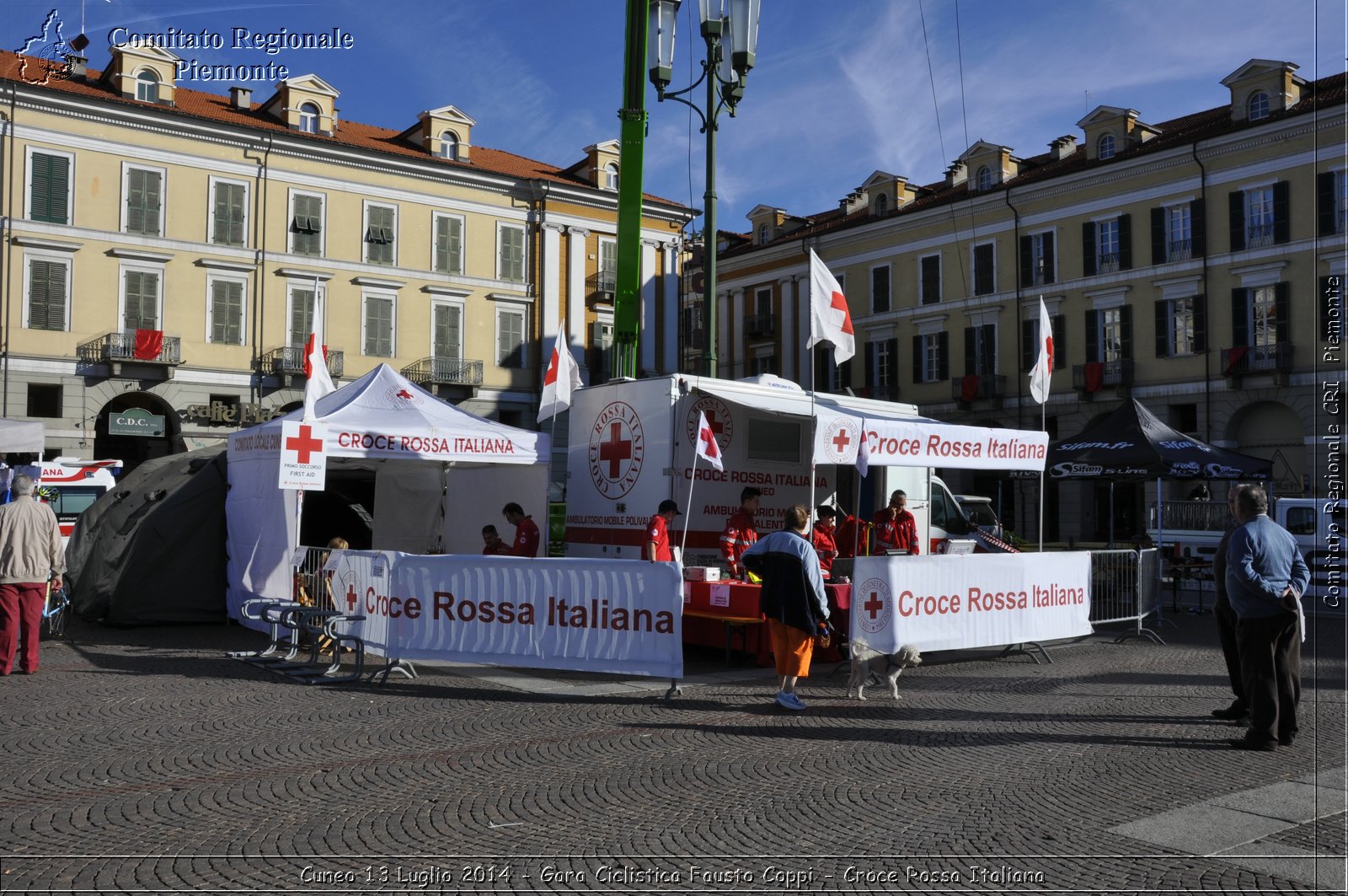 Cuneo 13 Luglio 2014 - Gara Ciclistica Fausto Coppi - Croce Rossa Italiana- Comitato Regionale del Piemonte