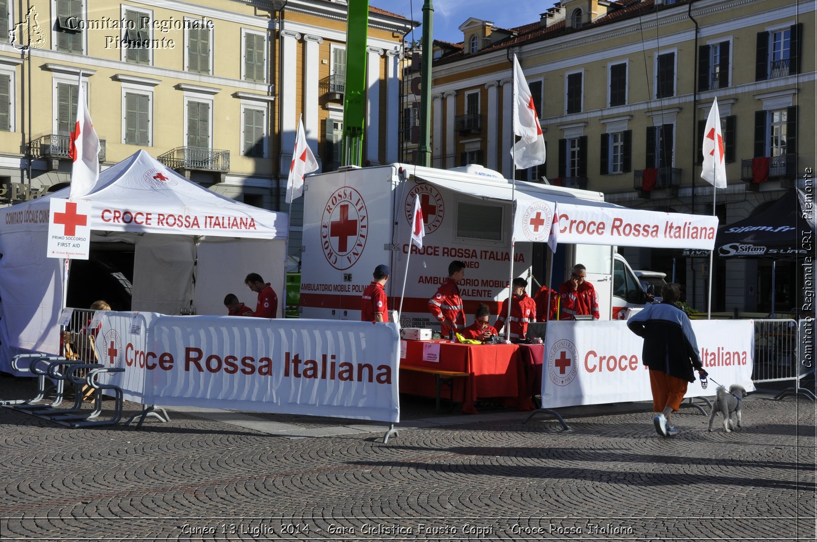 Cuneo 13 Luglio 2014 - Gara Ciclistica Fausto Coppi - Croce Rossa Italiana- Comitato Regionale del Piemonte