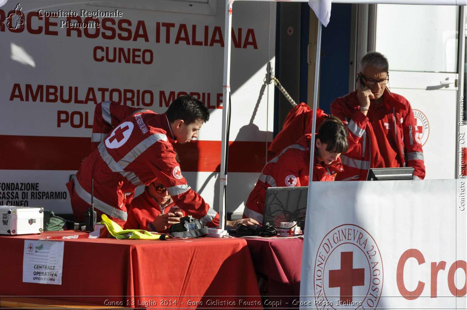 Cuneo 13 Luglio 2014 - Gara Ciclistica Fausto Coppi - Croce Rossa Italiana- Comitato Regionale del Piemonte