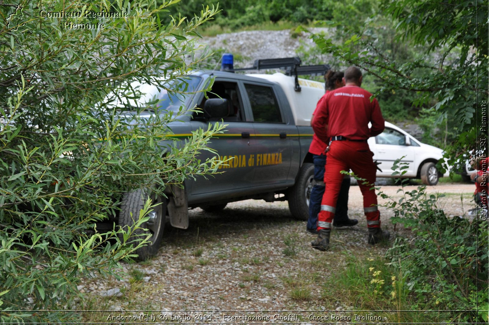 Andonno (Cn) 26 Luglio 2014 - Esercitazione Cinofili - Croce Rossa Italiana- Comitato Regionale del Piemonte