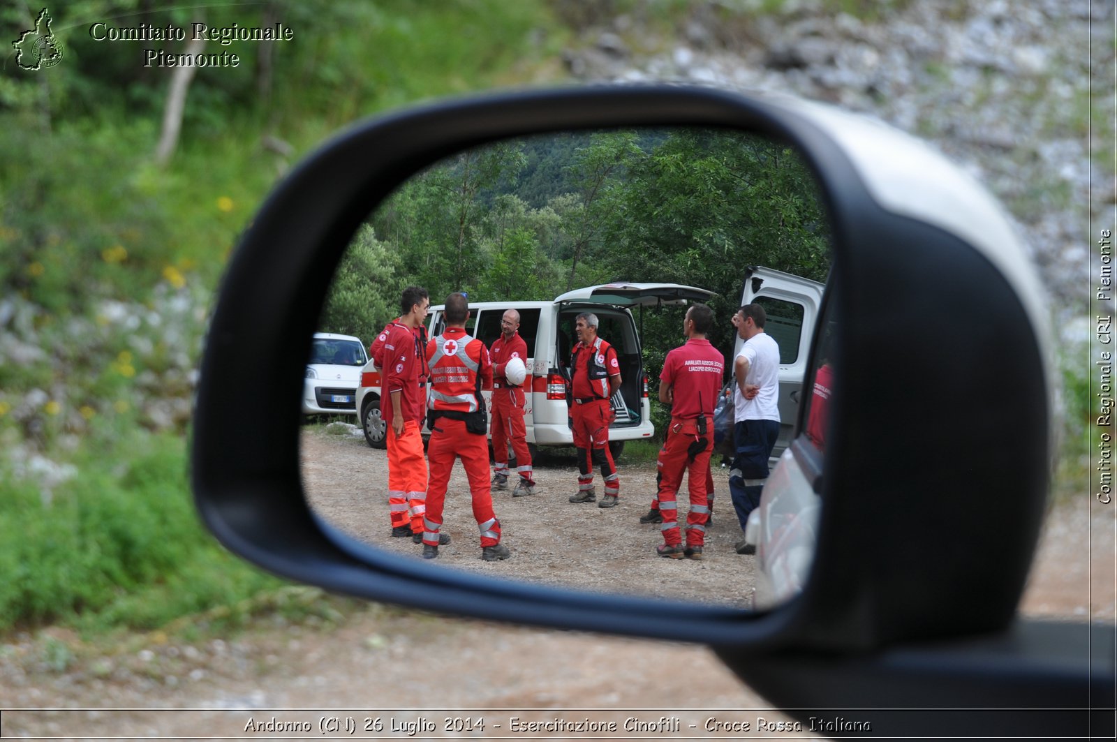 Andonno (Cn) 26 Luglio 2014 - Esercitazione Cinofili - Croce Rossa Italiana- Comitato Regionale del Piemonte