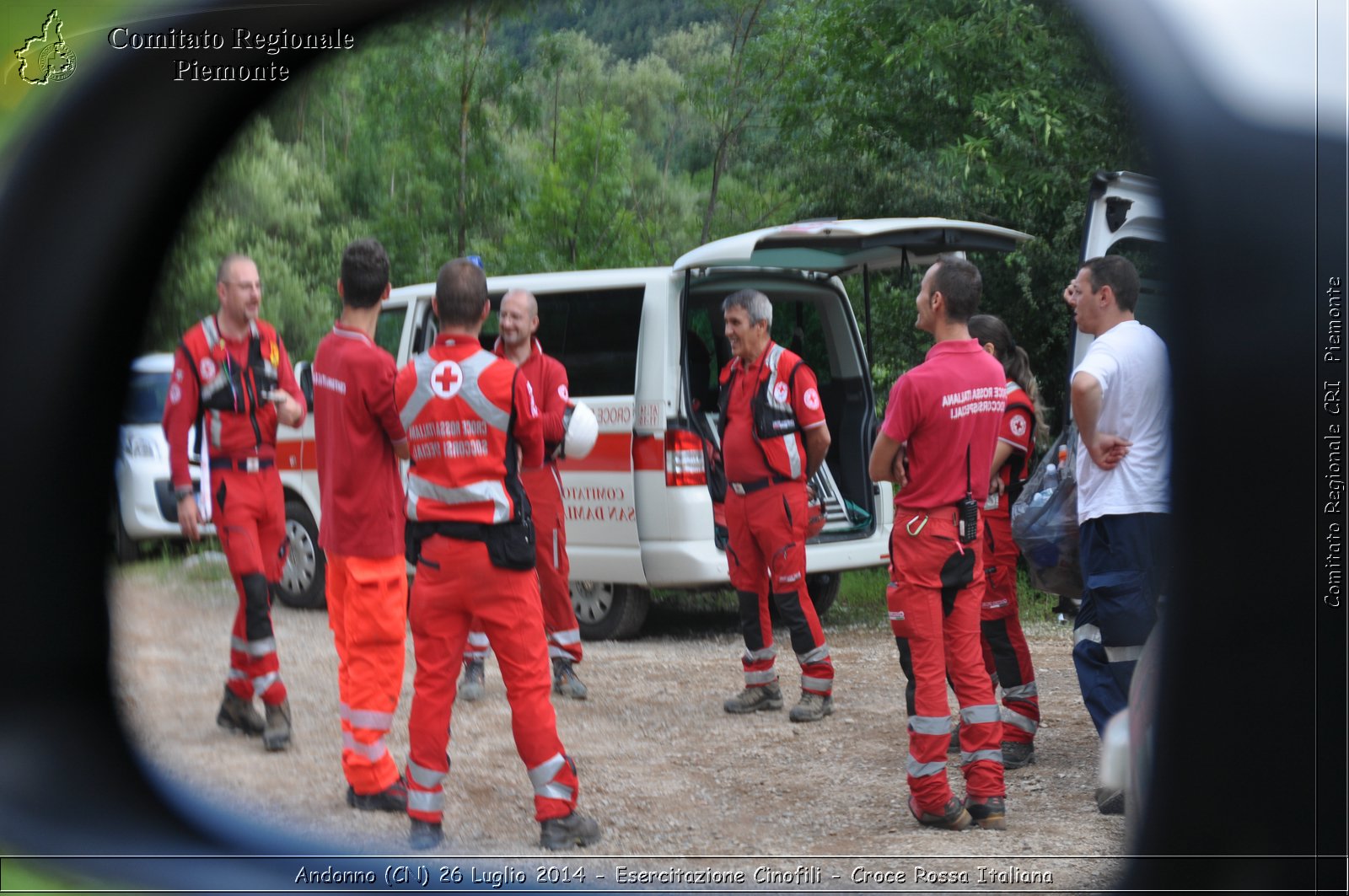 Andonno (Cn) 26 Luglio 2014 - Esercitazione Cinofili - Croce Rossa Italiana- Comitato Regionale del Piemonte