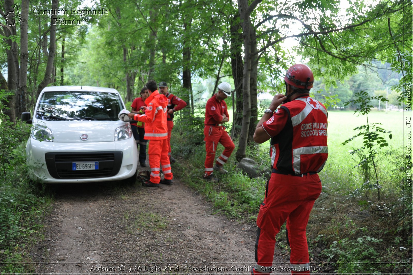 Andonno (Cn) 26 Luglio 2014 - Esercitazione Cinofili - Croce Rossa Italiana- Comitato Regionale del Piemonte