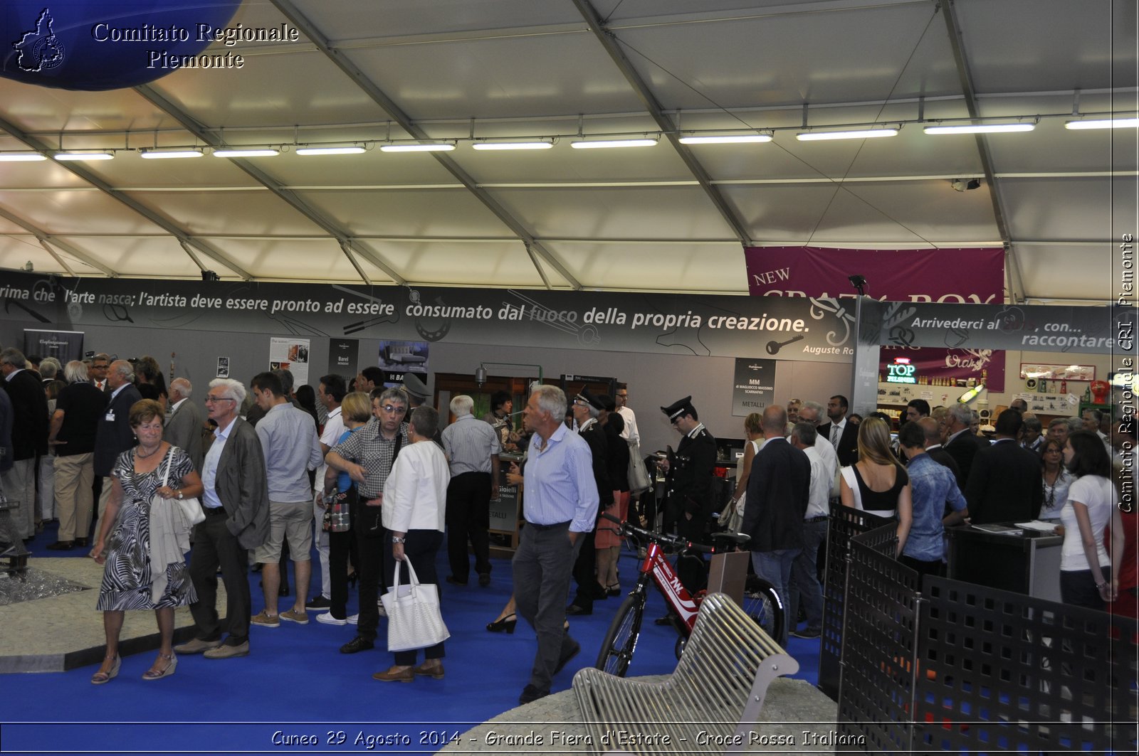 Cuneo 29 Agosto 2014 - Grande Fiera d'Estate - Croce Rossa Italiana- Comitato Regionale del Piemonte