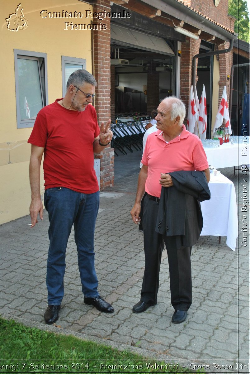 Racconigi 7 Settembre 2014 - Premiazione Volontari - Croce Rossa Italiana- Comitato Regionale del Piemonte