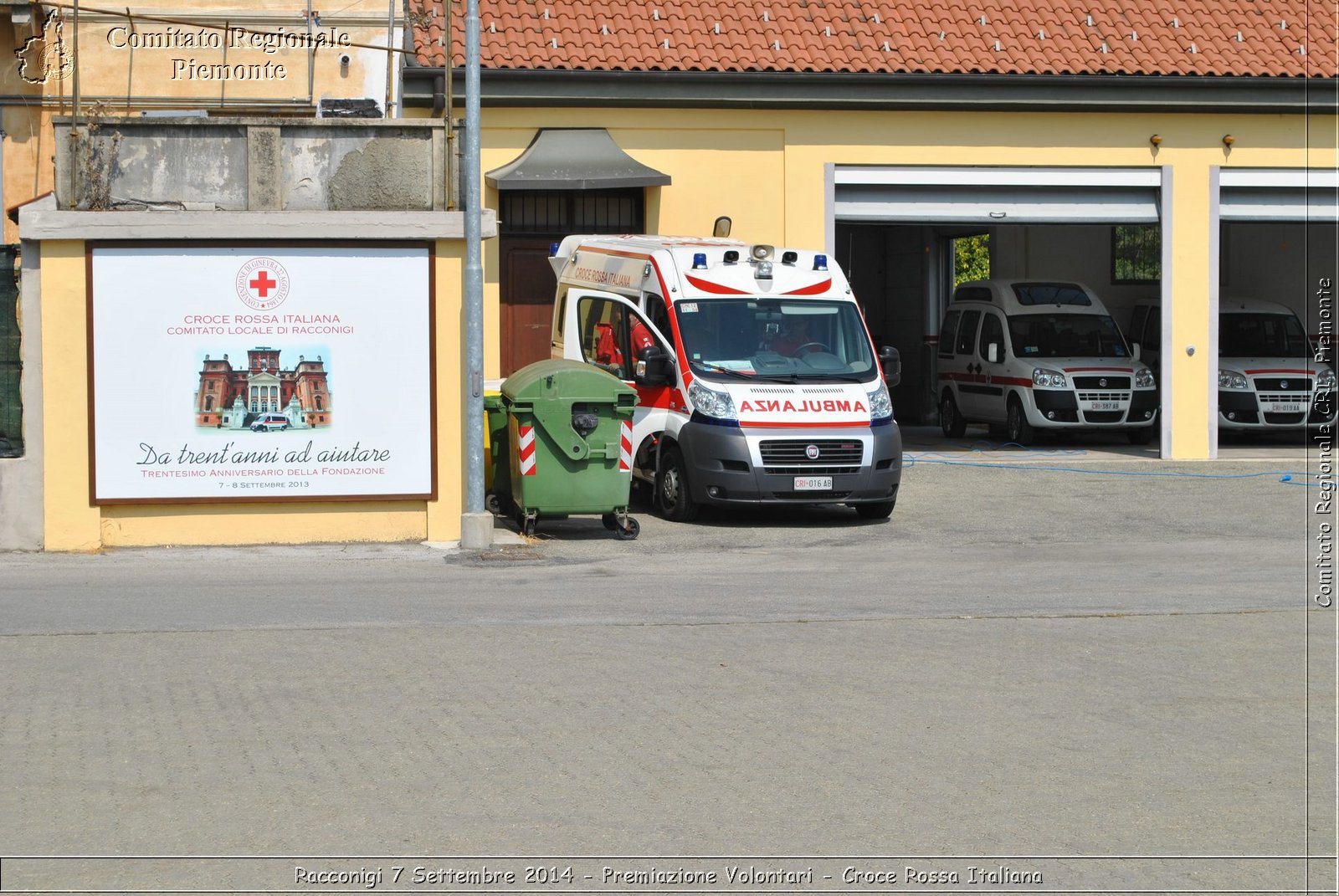 Racconigi 7 Settembre 2014 - Premiazione Volontari - Croce Rossa Italiana- Comitato Regionale del Piemonte