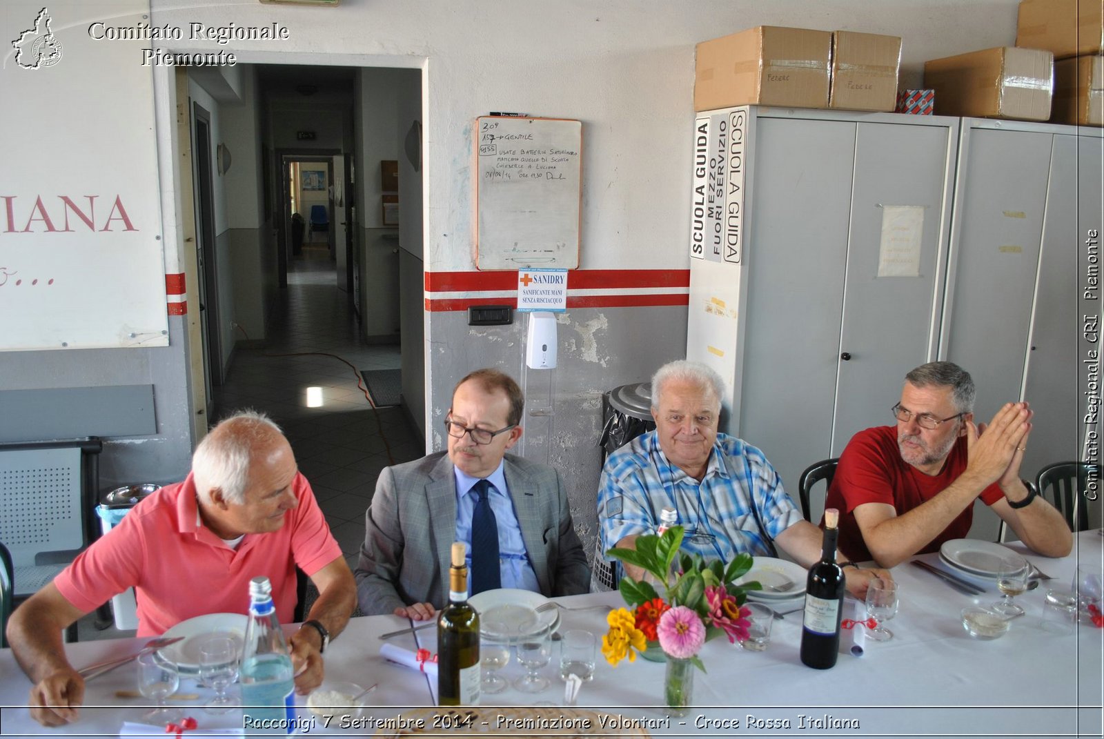 Racconigi 7 Settembre 2014 - Premiazione Volontari - Croce Rossa Italiana- Comitato Regionale del Piemonte