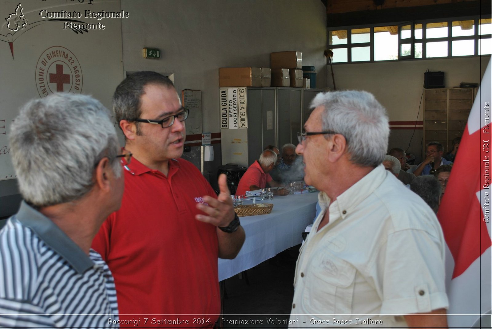 Racconigi 7 Settembre 2014 - Premiazione Volontari - Croce Rossa Italiana- Comitato Regionale del Piemonte