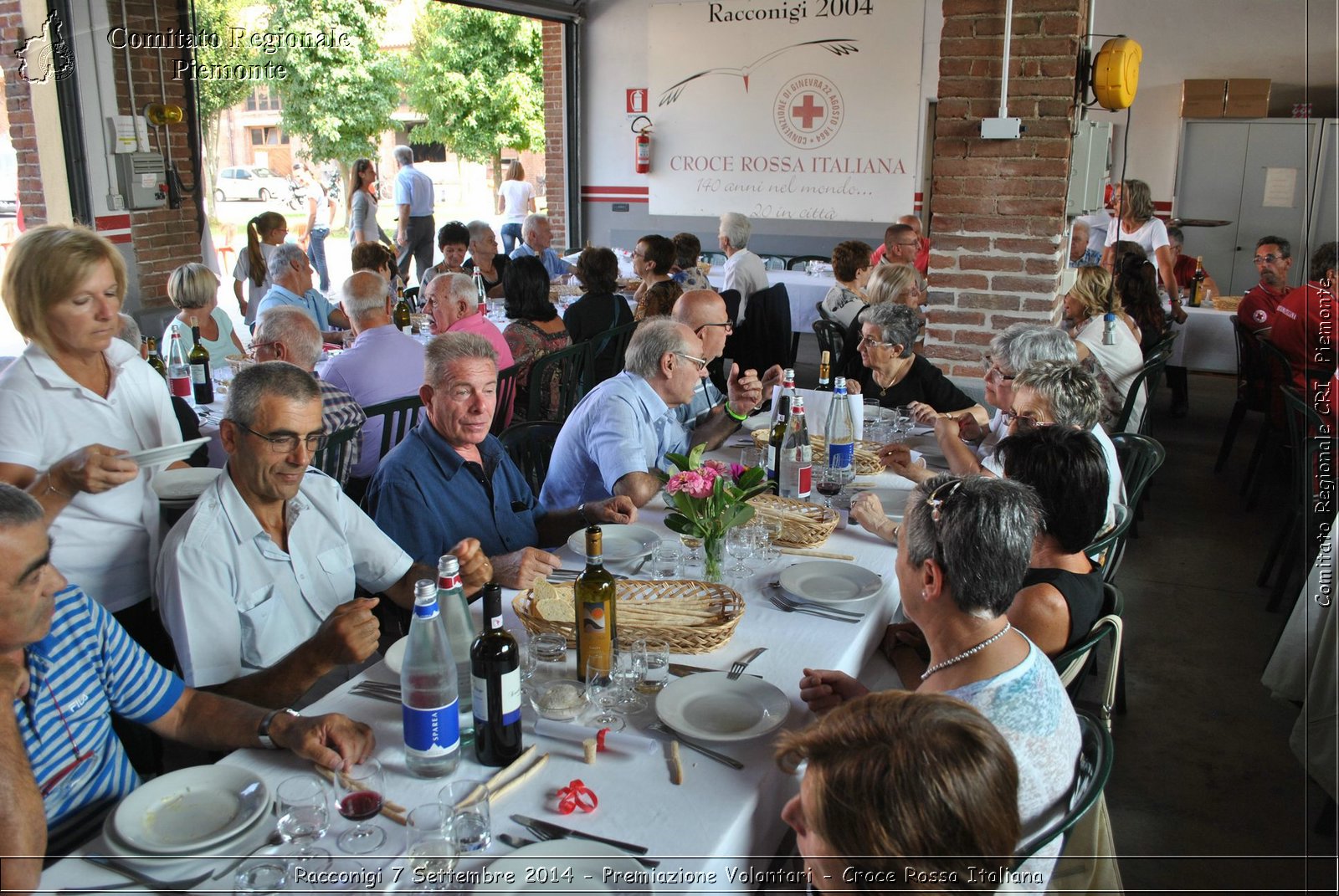 Racconigi 7 Settembre 2014 - Premiazione Volontari - Croce Rossa Italiana- Comitato Regionale del Piemonte