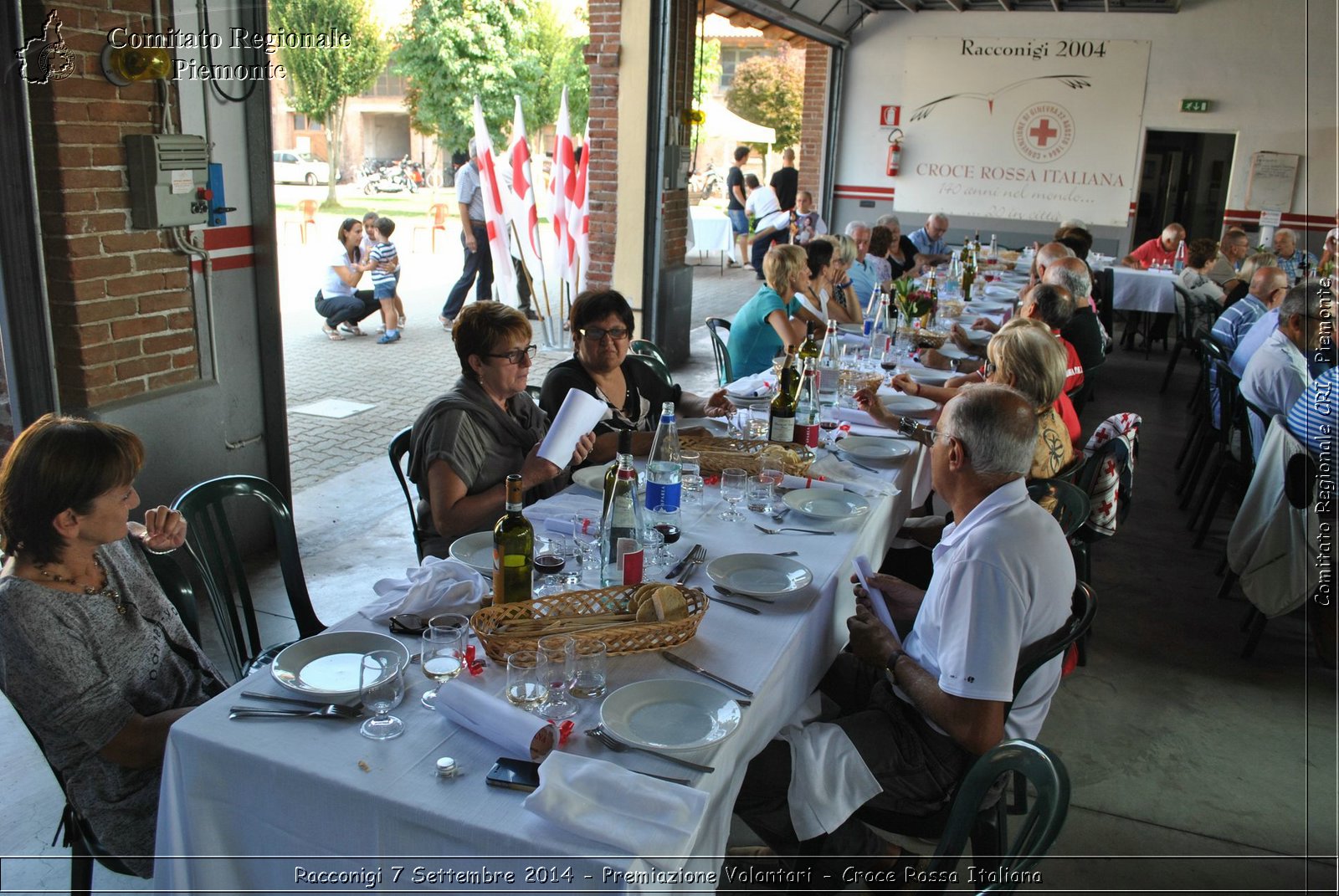 Racconigi 7 Settembre 2014 - Premiazione Volontari - Croce Rossa Italiana- Comitato Regionale del Piemonte