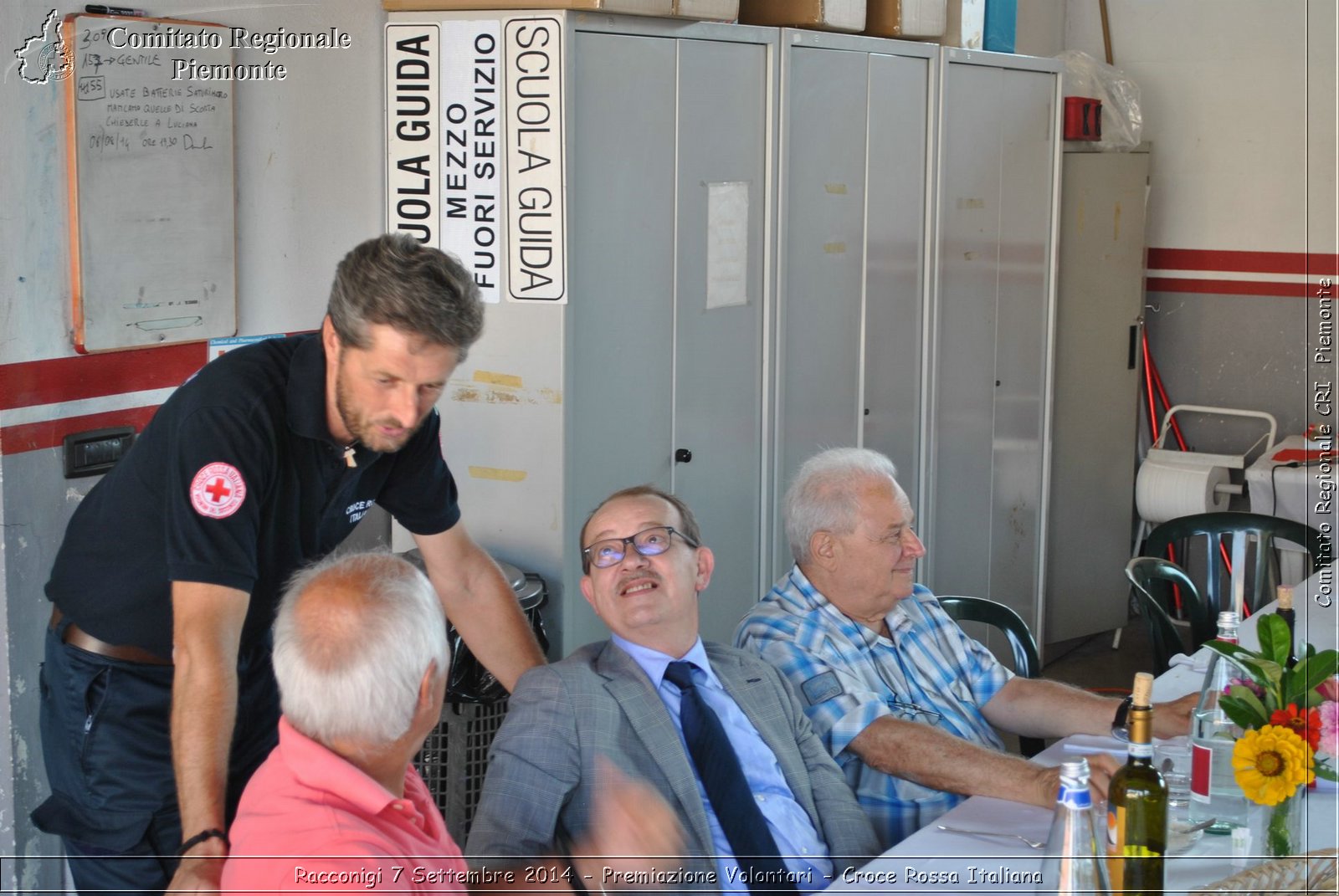 Racconigi 7 Settembre 2014 - Premiazione Volontari - Croce Rossa Italiana- Comitato Regionale del Piemonte