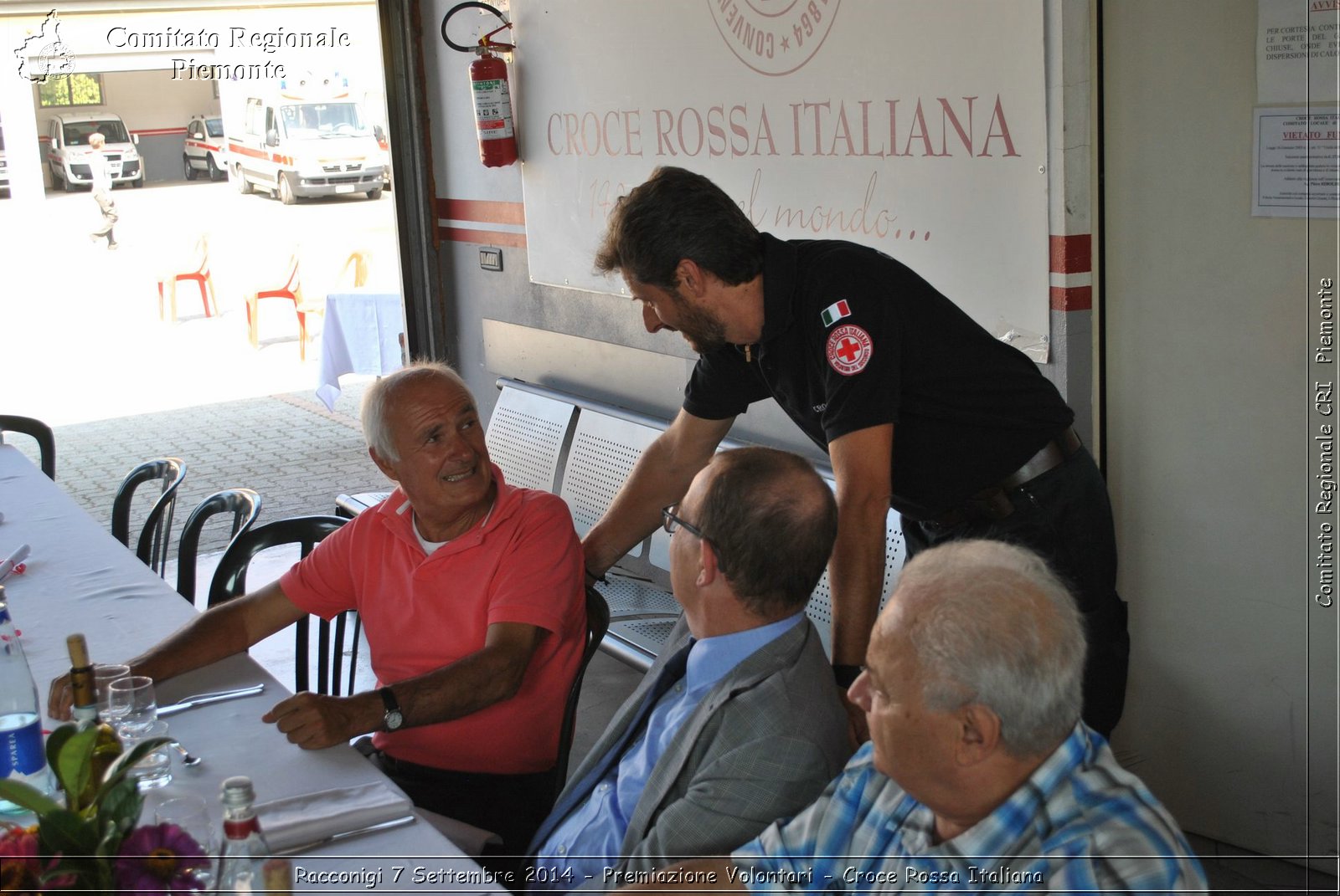 Racconigi 7 Settembre 2014 - Premiazione Volontari - Croce Rossa Italiana- Comitato Regionale del Piemonte