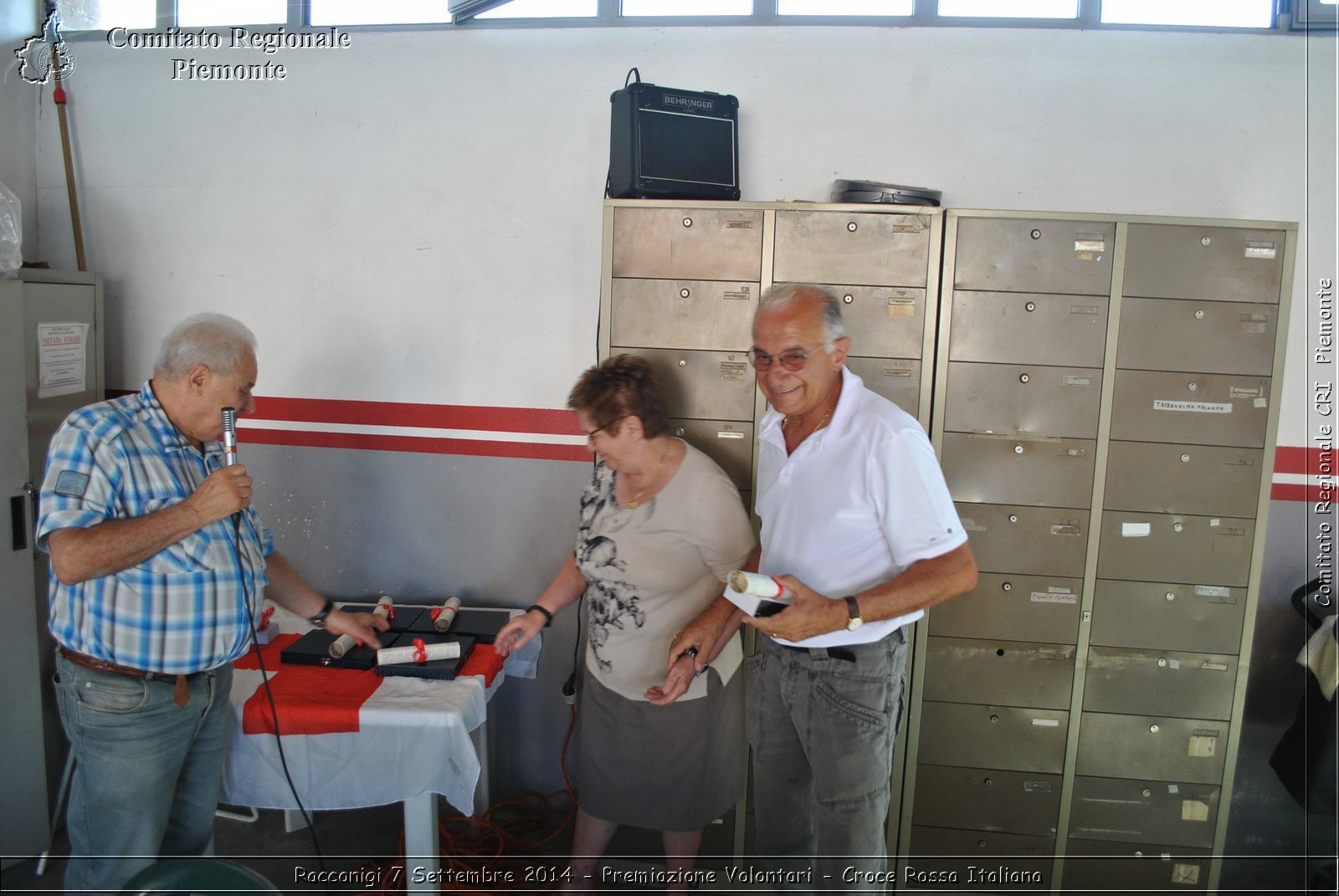 Racconigi 7 Settembre 2014 - Premiazione Volontari - Croce Rossa Italiana- Comitato Regionale del Piemonte