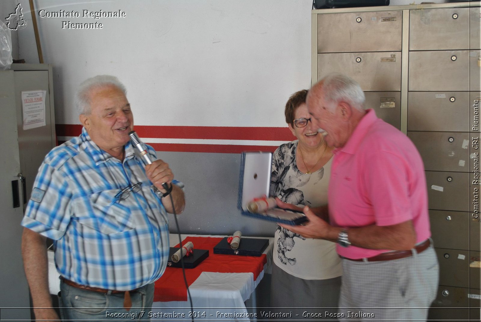 Racconigi 7 Settembre 2014 - Premiazione Volontari - Croce Rossa Italiana- Comitato Regionale del Piemonte