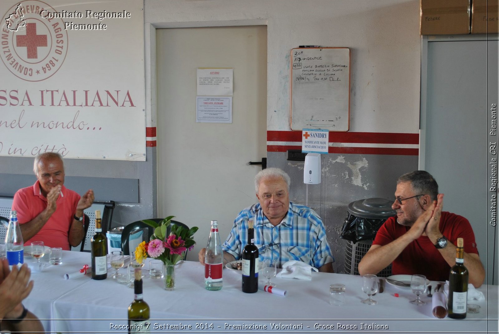 Racconigi 7 Settembre 2014 - Premiazione Volontari - Croce Rossa Italiana- Comitato Regionale del Piemonte