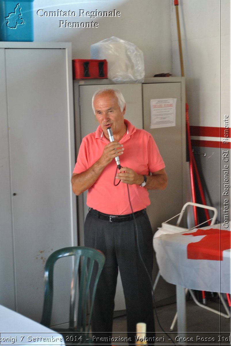 Racconigi 7 Settembre 2014 - Premiazione Volontari - Croce Rossa Italiana- Comitato Regionale del Piemonte