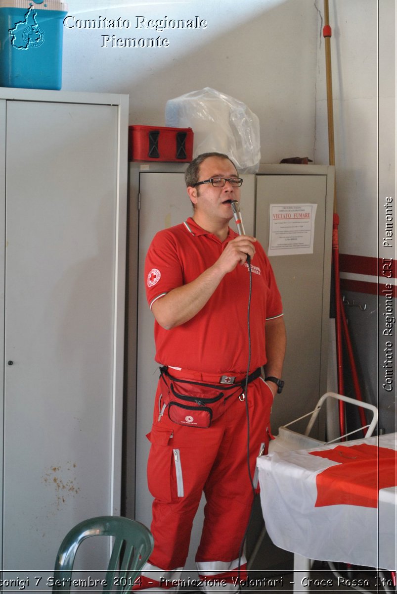 Racconigi 7 Settembre 2014 - Premiazione Volontari - Croce Rossa Italiana- Comitato Regionale del Piemonte