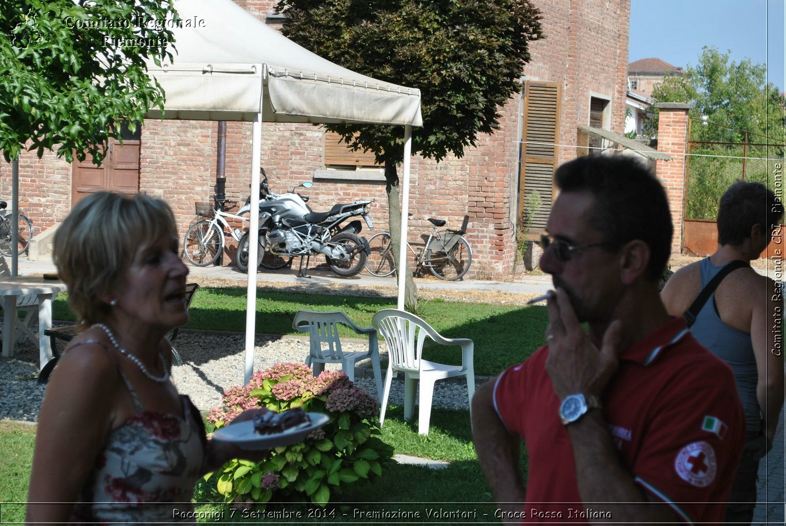 Racconigi 7 Settembre 2014 - Premiazione Volontari - Croce Rossa Italiana- Comitato Regionale del Piemonte