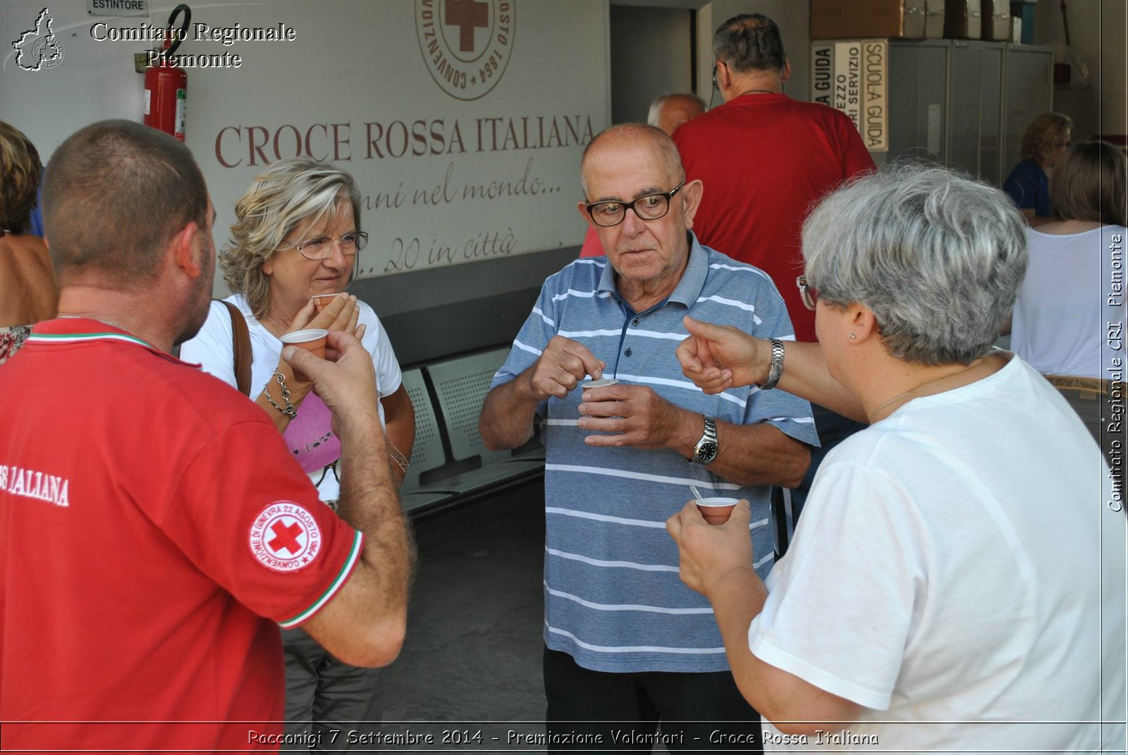 Racconigi 7 Settembre 2014 - Premiazione Volontari - Croce Rossa Italiana- Comitato Regionale del Piemonte