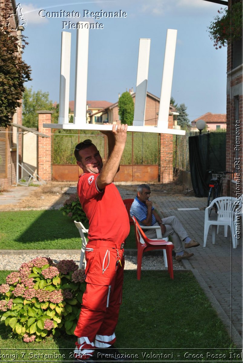 Racconigi 7 Settembre 2014 - Premiazione Volontari - Croce Rossa Italiana- Comitato Regionale del Piemonte