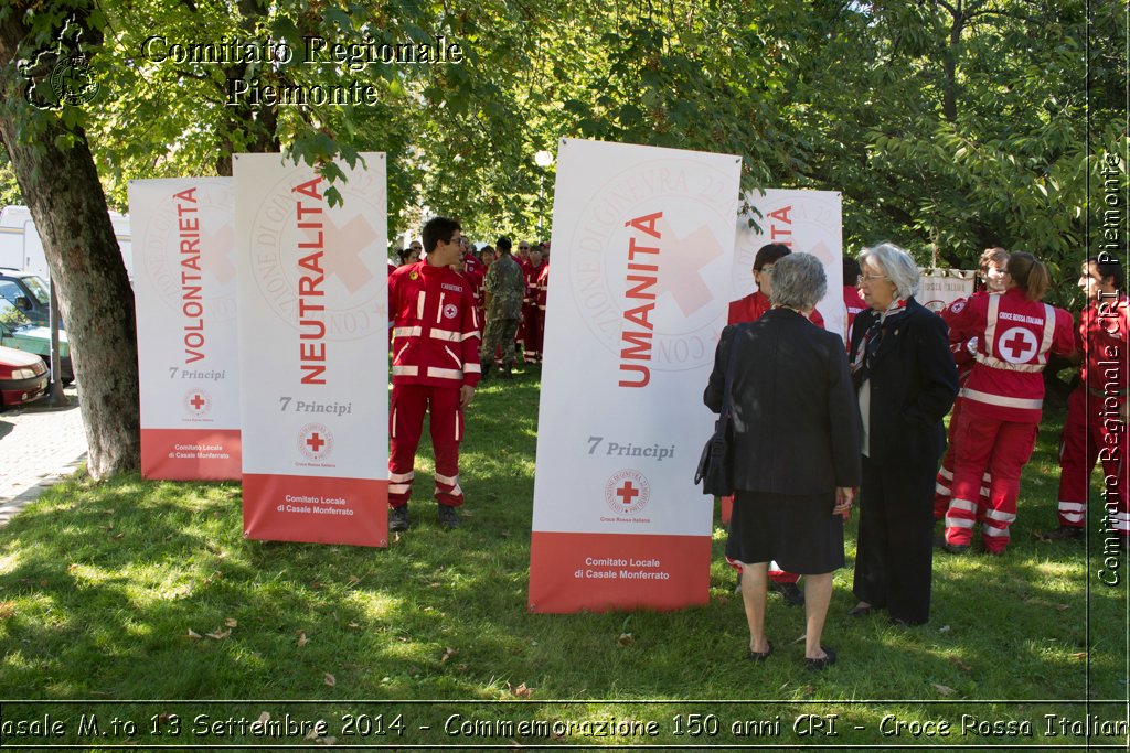 Casale M.to 13 Settembre 2014 - Commemorazione 150 anni CRI - Croce Rossa Italiana- Comitato Regionale del Piemonte