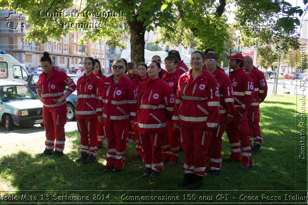 Casale M.to 13 Settembre 2014 - Commemorazione 150 anni CRI - Croce Rossa Italiana- Comitato Regionale del Piemonte