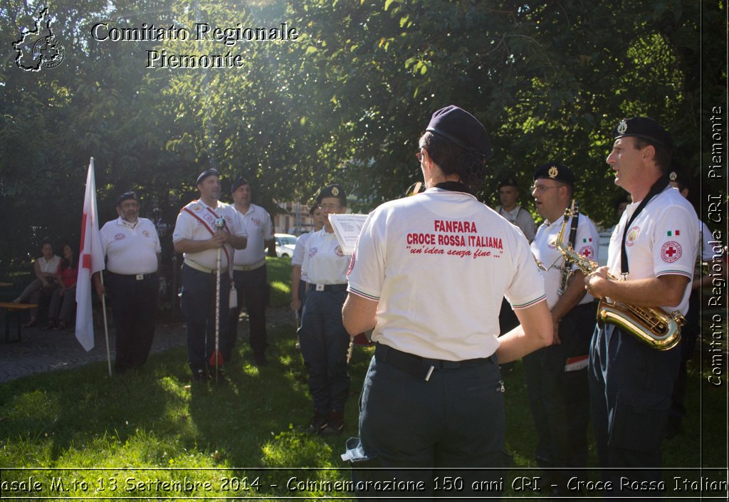 Casale M.to 13 Settembre 2014 - Commemorazione 150 anni CRI - Croce Rossa Italiana- Comitato Regionale del Piemonte