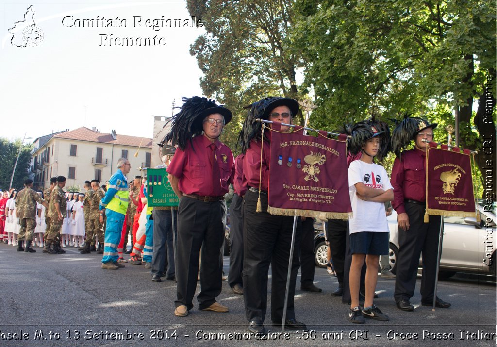 Casale M.to 13 Settembre 2014 - Commemorazione 150 anni CRI - Croce Rossa Italiana- Comitato Regionale del Piemonte