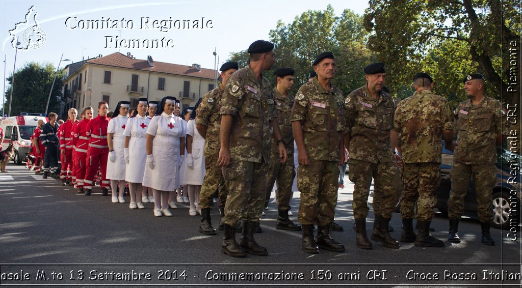 Casale M.to 13 Settembre 2014 - Commemorazione 150 anni CRI - Croce Rossa Italiana- Comitato Regionale del Piemonte