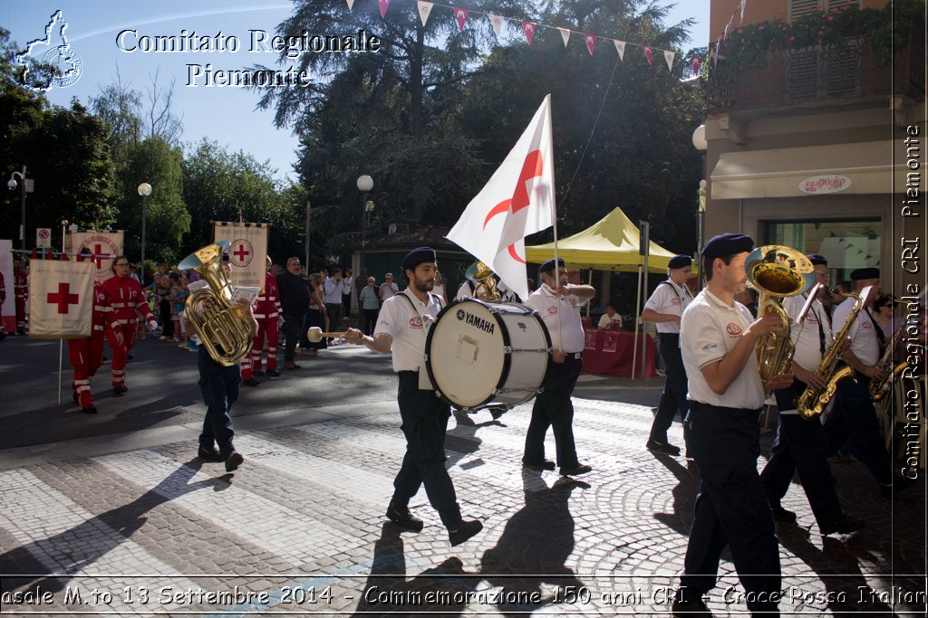Casale M.to 13 Settembre 2014 - Commemorazione 150 anni CRI - Croce Rossa Italiana- Comitato Regionale del Piemonte