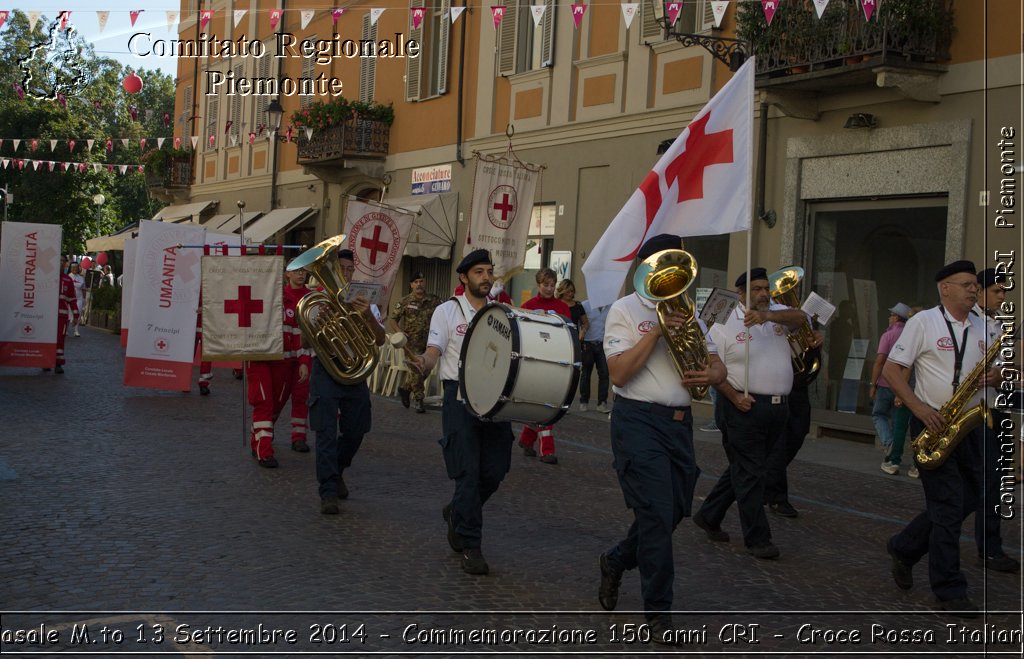 Casale M.to 13 Settembre 2014 - Commemorazione 150 anni CRI - Croce Rossa Italiana- Comitato Regionale del Piemonte