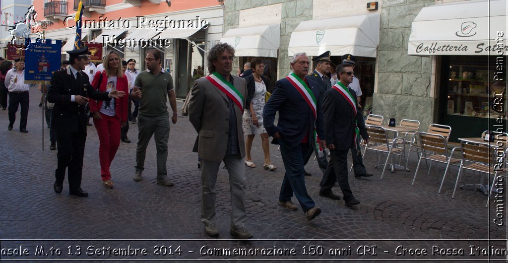 Casale M.to 13 Settembre 2014 - Commemorazione 150 anni CRI - Croce Rossa Italiana- Comitato Regionale del Piemonte