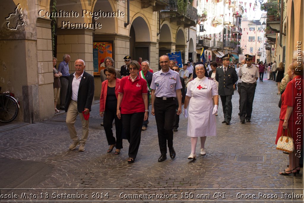 Casale M.to 13 Settembre 2014 - Commemorazione 150 anni CRI - Croce Rossa Italiana- Comitato Regionale del Piemonte