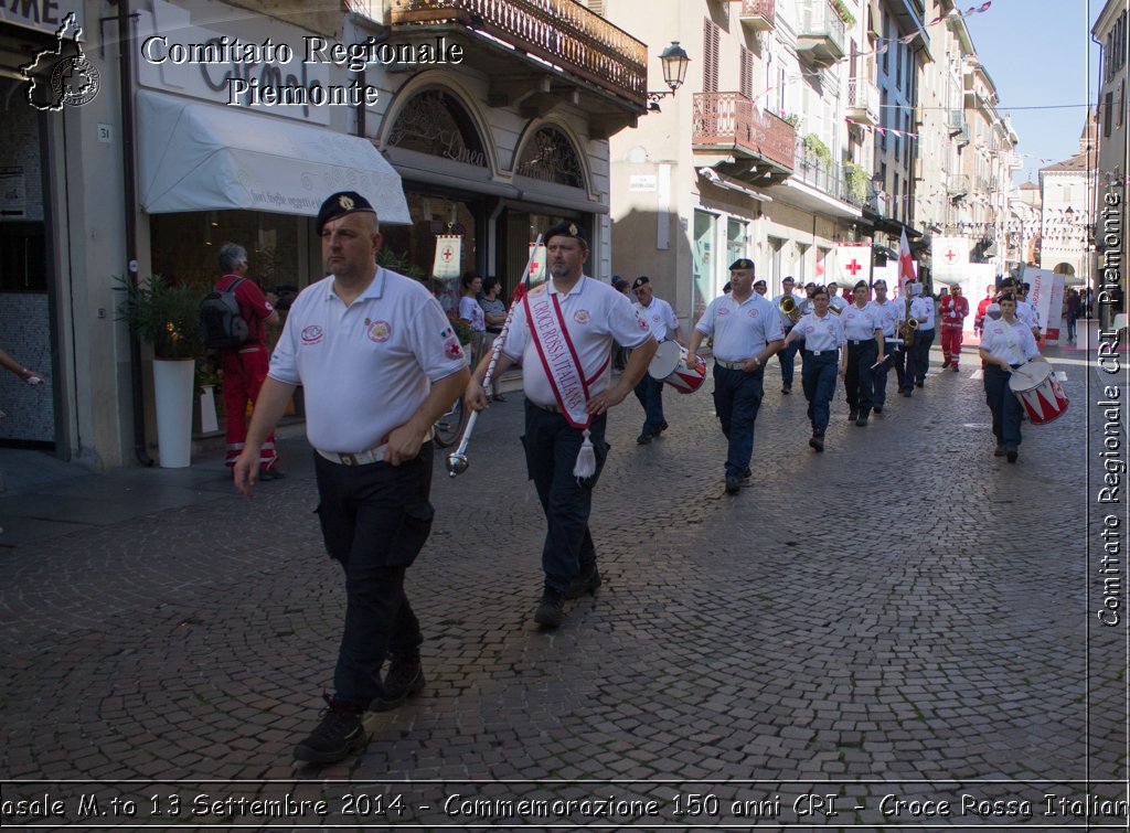 Casale M.to 13 Settembre 2014 - Commemorazione 150 anni CRI - Croce Rossa Italiana- Comitato Regionale del Piemonte