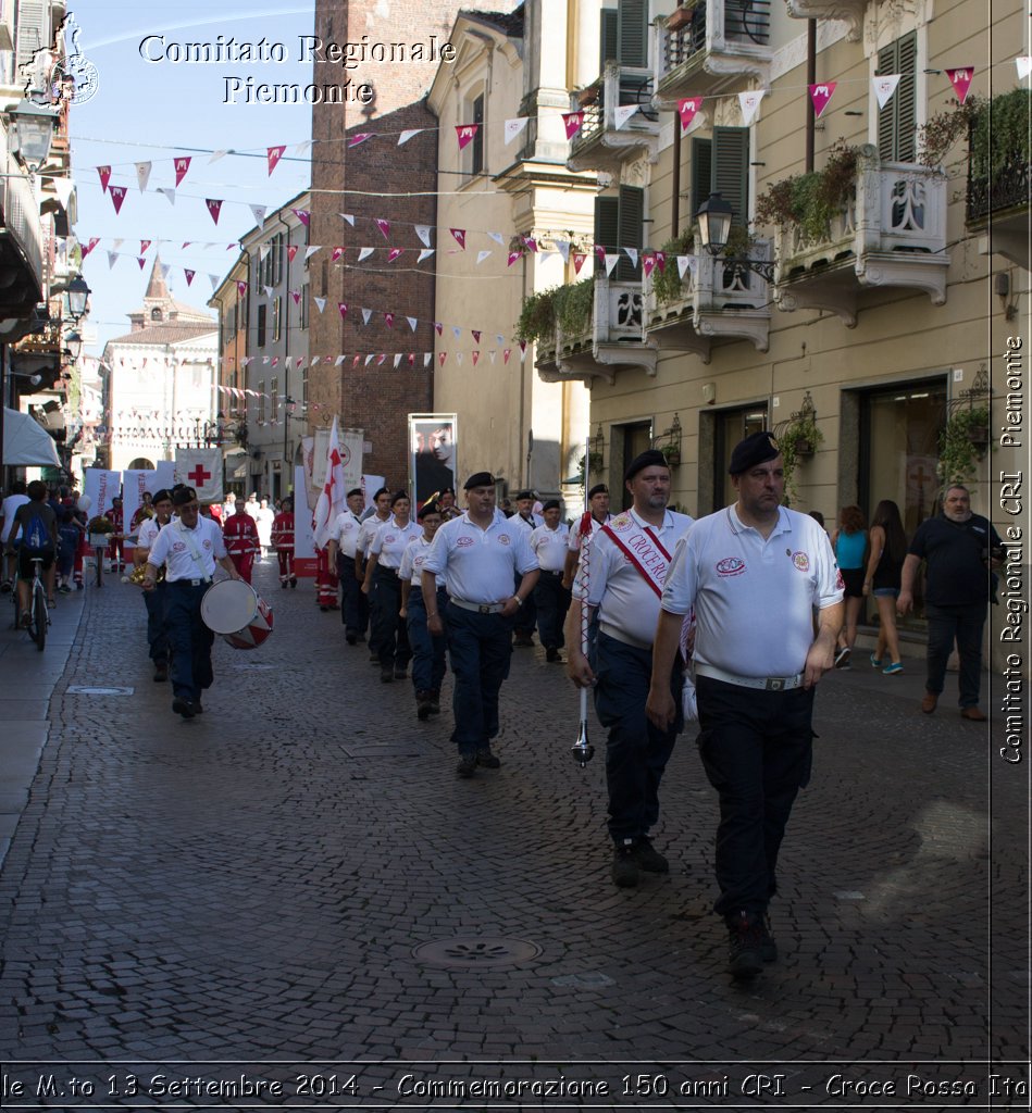 Casale M.to 13 Settembre 2014 - Commemorazione 150 anni CRI - Croce Rossa Italiana- Comitato Regionale del Piemonte