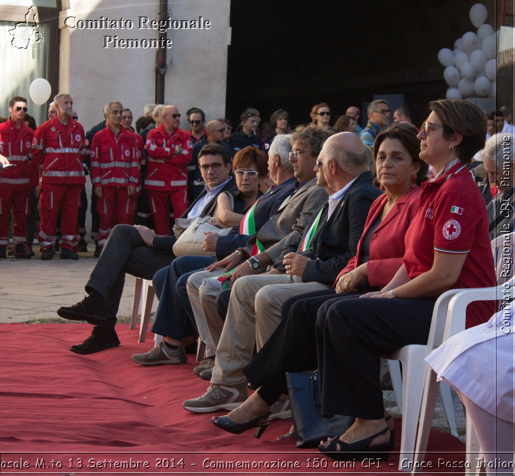 Casale M.to 13 Settembre 2014 - Commemorazione 150 anni CRI - Croce Rossa Italiana- Comitato Regionale del Piemonte