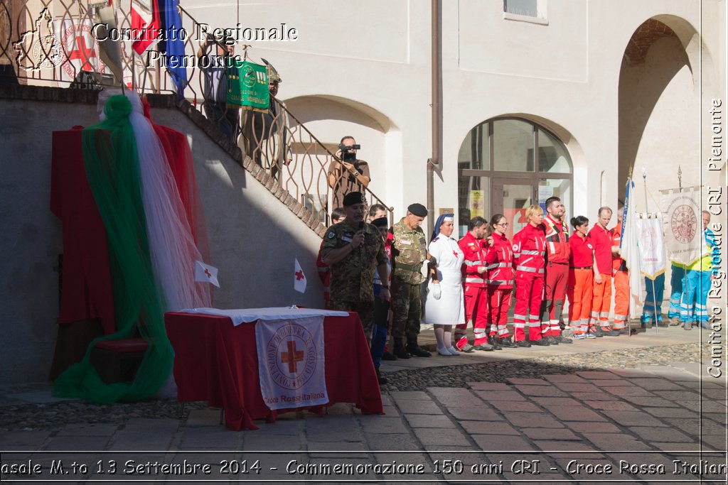 Casale M.to 13 Settembre 2014 - Commemorazione 150 anni CRI - Croce Rossa Italiana- Comitato Regionale del Piemonte