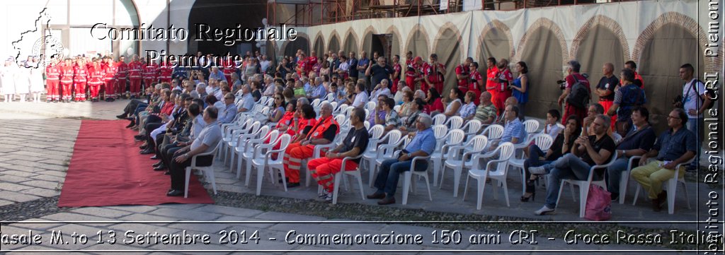 Casale M.to 13 Settembre 2014 - Commemorazione 150 anni CRI - Croce Rossa Italiana- Comitato Regionale del Piemonte