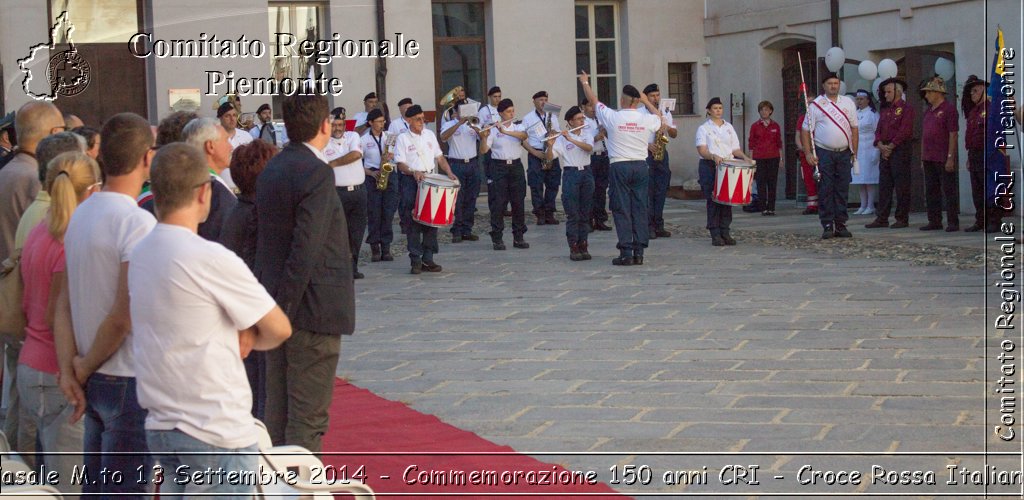 Casale M.to 13 Settembre 2014 - Commemorazione 150 anni CRI - Croce Rossa Italiana- Comitato Regionale del Piemonte