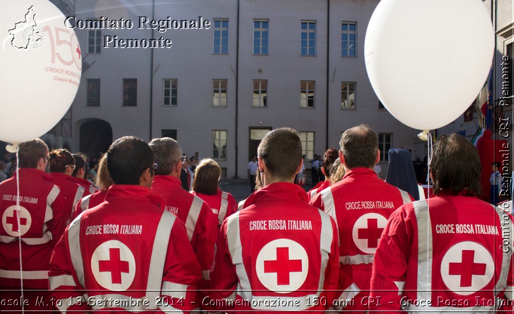 Casale M.to 13 Settembre 2014 - Commemorazione 150 anni CRI - Croce Rossa Italiana- Comitato Regionale del Piemonte