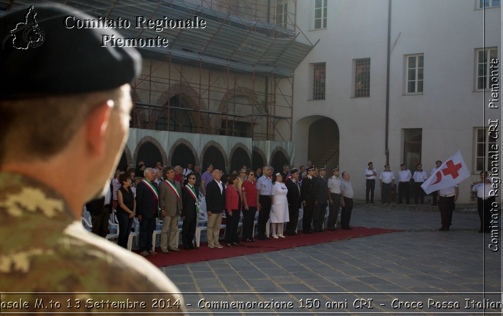 Casale M.to 13 Settembre 2014 - Commemorazione 150 anni CRI - Croce Rossa Italiana- Comitato Regionale del Piemonte