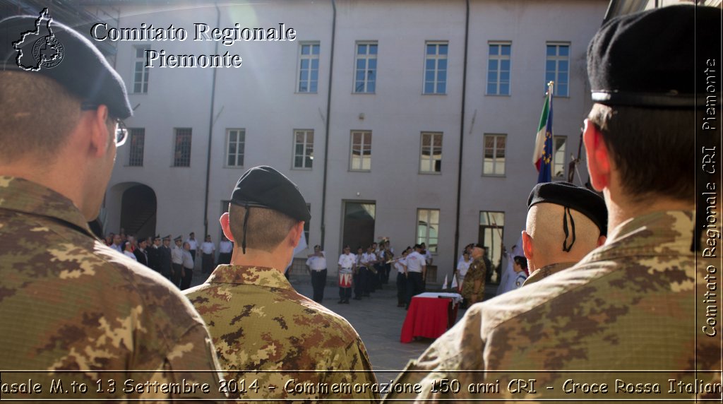 Casale M.to 13 Settembre 2014 - Commemorazione 150 anni CRI - Croce Rossa Italiana- Comitato Regionale del Piemonte