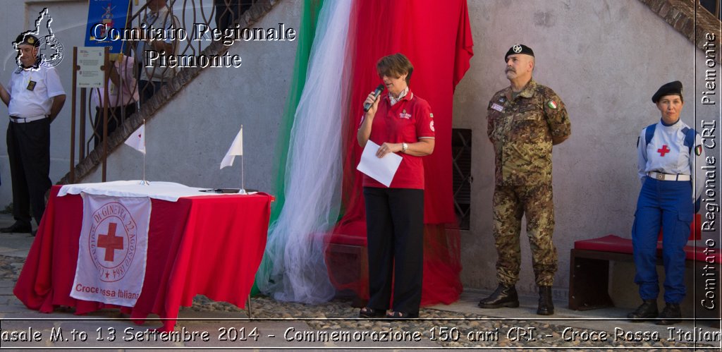 Casale M.to 13 Settembre 2014 - Commemorazione 150 anni CRI - Croce Rossa Italiana- Comitato Regionale del Piemonte