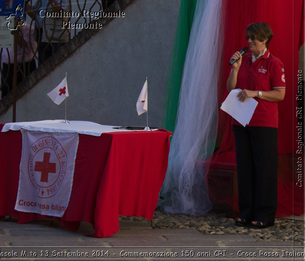 Casale M.to 13 Settembre 2014 - Commemorazione 150 anni CRI - Croce Rossa Italiana- Comitato Regionale del Piemonte