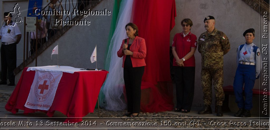 Casale M.to 13 Settembre 2014 - Commemorazione 150 anni CRI - Croce Rossa Italiana- Comitato Regionale del Piemonte