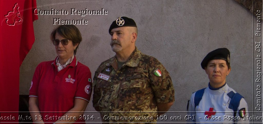 Casale M.to 13 Settembre 2014 - Commemorazione 150 anni CRI - Croce Rossa Italiana- Comitato Regionale del Piemonte