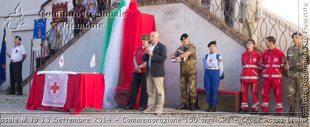 Casale M.to 13 Settembre 2014 - Commemorazione 150 anni CRI - Croce Rossa Italiana- Comitato Regionale del Piemonte