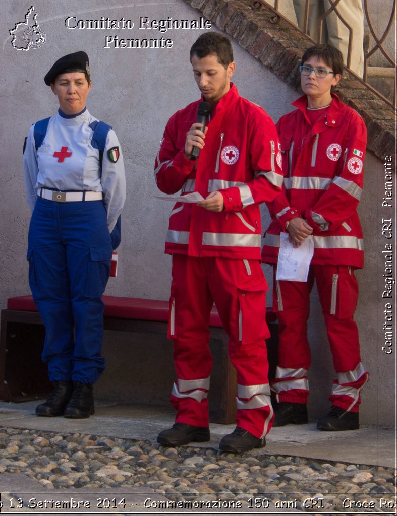 Casale M.to 13 Settembre 2014 - Commemorazione 150 anni CRI - Croce Rossa Italiana- Comitato Regionale del Piemonte