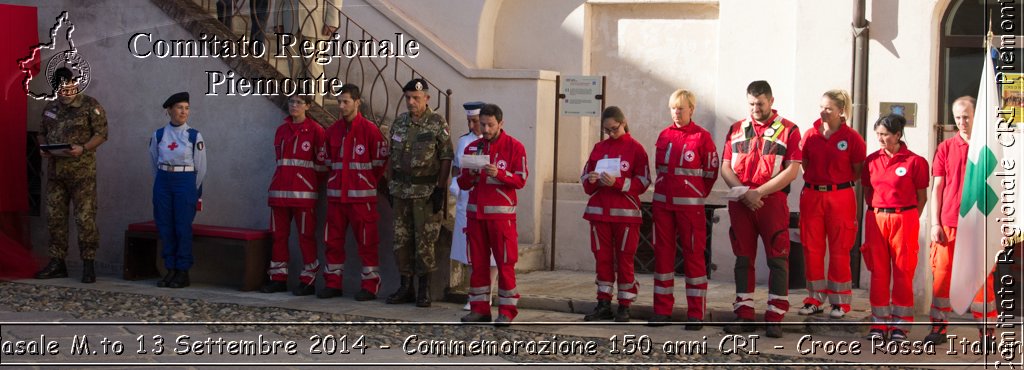 Casale M.to 13 Settembre 2014 - Commemorazione 150 anni CRI - Croce Rossa Italiana- Comitato Regionale del Piemonte